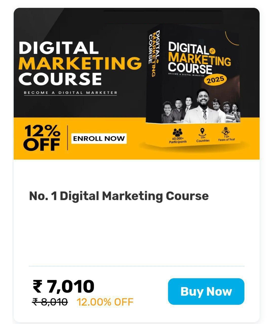 No. 1 Digital Marketing Course 2025