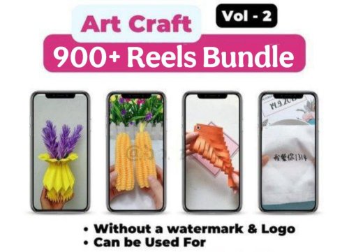 More information about "900+ Art Craft Reels Bundle"