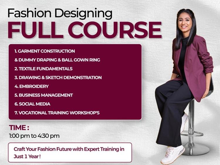 Online Fashion Designing Course B4 (Inc. kit)