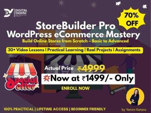 More information about "StoreBuilder Pro: Your Step-by-Step WordPress eCommerce Course"