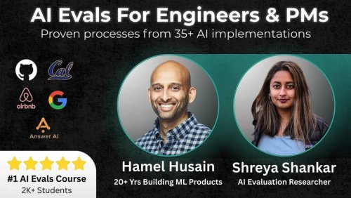 More information about "AI Evals For Engineers & PMs"