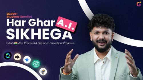 Har Ghar AI Sikhega: 8 Week Complete AI Program in Hindi